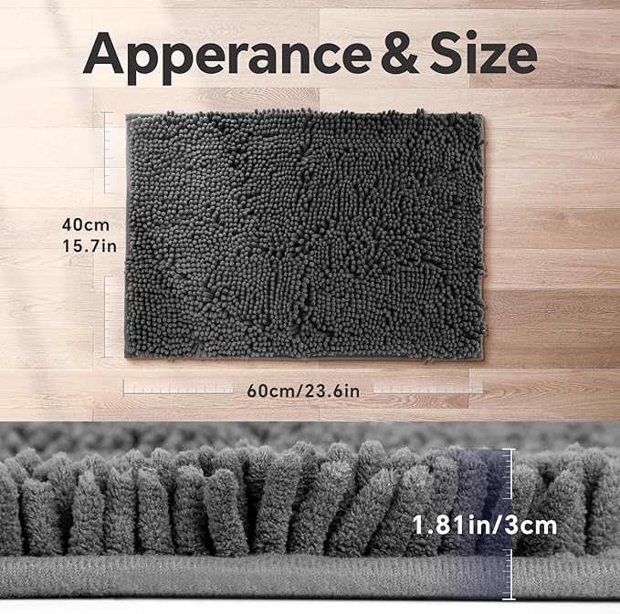 Bathroom floor mat