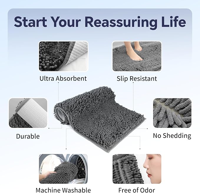 Bathroom floor mat